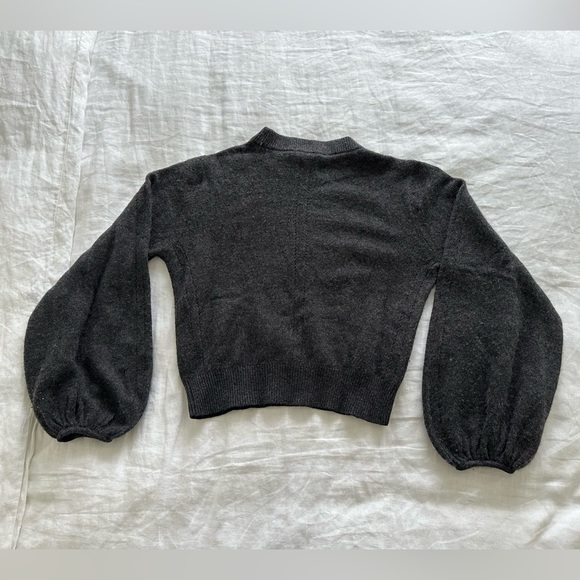 Frame Balloon Sleeve Cashmere Sweater - Picture 4 of 8